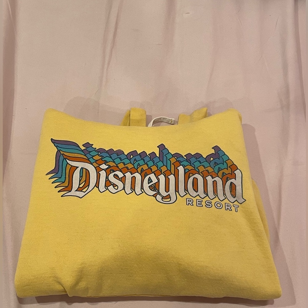 disneyland yellow hoodie